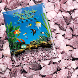 Pure Water Pebbles White Rose Aquarium Gravel