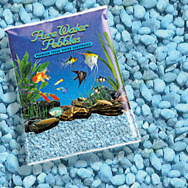 Pure Water Pebbles Heavenly Blue Aquarium Gravel