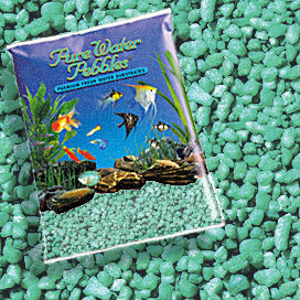 Pure Water Pebbles Turquoise Aquarium Gravel